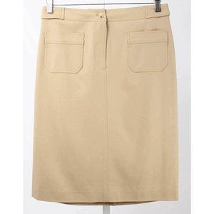 Talbots Collection Tan Straight Pencil Skirt NWT